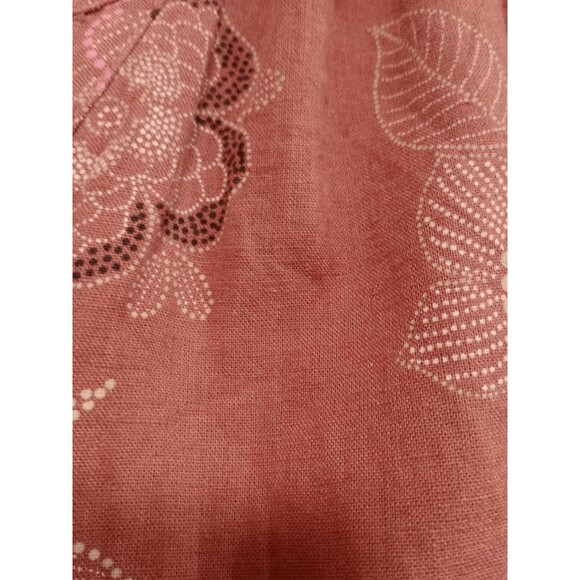 ANA A New Approach Womens FLORAL DEEP ORANGE CUFFED Short Sleeve Dress, Size XS - Picture 7 of 13